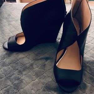 Jessica Simpson Peep Toe Wedges